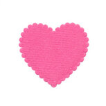 Applicatie hart fuchsia vilt middel 35 x 35 mm (ca. 100 stuks) Applicatie hart fuchsia vilt middel 35 x 35 mm (ca. 100 stuks)