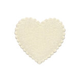 Applicatie hart creme vilt middel 35 x 35 mm (ca. 100 stuks) Applicatie hart creme vilt middel 35 x 35 mm (ca. 100 stuks)