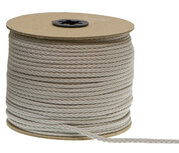 Katoenen koord licht grijs 5 mm (ca. 100 m) Katoenen koord licht grijs 5 mm (ca. 100 m)