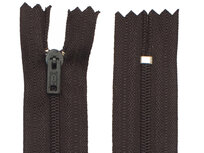 Niet-deelbare nylon rits 3 mm zwart (#580) 22,5 cm (12 stuks) Niet-deelbare nylon rits 3 mm zwart (#580) 22,5 cm (12 stuks)