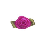 Roosje satijn knal roze op blad 15 x 25 mm (ca. 25 stuks) Roosje satijn knal roze op blad 15 x 25 mm (ca. 25 stuks)