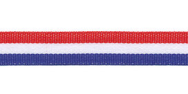 Rood-wit-blauw 'Nederlandse vlag' grosgrain/ribsband 15 mm (ca. 25 m) Rood-wit-blauw 'Nederlandse vlag' grosgrain/ribsband 15 mm (ca. 25 m)