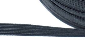 Zwart elastiek ca. 6 mm (250 m) Zwart elastiek ca. 6 mm (250 m)