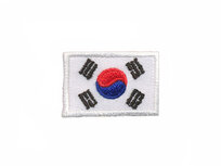 Opstrijkbare applicatie vlag Zuid Korea S (5 stuks) Opstrijkbare applicatie vlag Zuid Korea S (5 stuks)