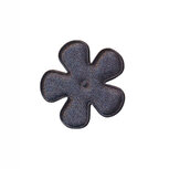 Applicatie bloem antraciet satijn effen klein 25 mm (ca. 100 stuks) Applicatie bloem antraciet satijn effen klein 25 mm (ca. 100 stuks)