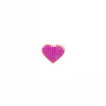 Applicatie glim hart roze mini 12x10 mm (ca. 100 stuks) Applicatie glim hart roze mini 12x10 mm (ca. 100 stuks)