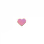 Applicatie glim hart wit/roze mini 12x10 mm (ca. 100 stuks) Applicatie glim hart wit/roze mini 12x10 mm (ca. 100 stuks)