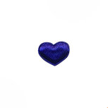 Applicatie hart kobalt blauw satijn effen mini 15x12 mm (ca. 100 stuks) Applicatie hart kobalt blauw satijn effen mini 15x12 mm (ca. 100 stuks)