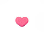 Applicatie hart fuchsia vilt mini 15x12 mm (ca. 100 stuks) Applicatie hart fuchsia vilt mini 15x12 mm (ca. 100 stuks)