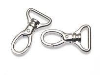 Metalen musketonhaak/sleutelhanger zilverkleurig 20 mm SN28 (10 stuks) Metalen musketonhaak/sleutelhanger zilverkleurig 20 mm SN28 (10 stuks)