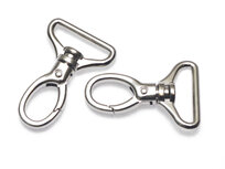 Metalen musketonhaak/sleutelhanger zilverkleurig 25 mm SN28 (10 stuks) Metalen musketonhaak/sleutelhanger zilverkleurig 25 mm SN28 (10 stuks)