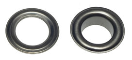 Nestels 14 mm (maat #28) oud zilverkleurig staal (ca. 50 sets) Nestels 14 mm (maat #28) oud zilverkleurig staal (ca. 50 sets)