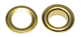 Nestels 14 mm (maat #28) goudkleurig staal (ca. 50 sets) Nestels 14 mm (maat #28) goudkleurig staal (ca. 50 sets)