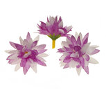 Chrysant wit/lila met puntige blaadjes ca. 5 cm (10 stuks) Chrysant wit/lila met puntige blaadjes ca. 5 cm (10 stuks)