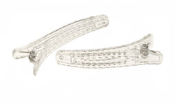 Kunststof alligatorknip doorzichtig 7 cm (10 stuks) Kunststof alligatorknip doorzichtig 7 cm (10 stuks)