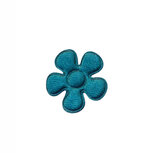 Applicatie bloem donker petrol satijn effen klein 20 mm (ca. 100 stuks) Applicatie bloem donker petrol satijn effen klein 20 mm (ca. 100 stuks)