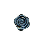 Roosje satijn antraciet 20 mm (ca. 25 stuks) Roosje satijn antraciet 20 mm (ca. 25 stuks)