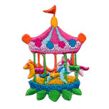 Opstrijkbare applicatie carousel (5 stuks) Opstrijkbare applicatie carousel (5 stuks)