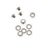 Nestels 4 mm (maat #200) vernikkeld messing (ca. 100 sets) Nestels 4 mm (maat #200) vernikkeld messing (ca. 100 sets)