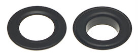 Nestels 19 mm (maat #32) zwart staal (ca. 50 sets) Nestels 19 mm (maat #32) zwart staal (ca. 50 sets)
