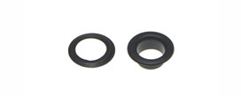 Nestels 8 mm (maat #23) zwart staal (ca. 50 sets) Nestels 8 mm (maat #23) zwart staal (ca. 50 sets)