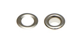 Nestels 5 mm (maat #300) vernikkeld messing (ca. 100 sets) Nestels 5 mm (maat #300) vernikkeld messing (ca. 100 sets)