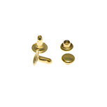 Holniet goudkleurig staal 6 mm (ca. 1000 sets) Holniet goudkleurig staal 6 mm (ca. 1000 sets)