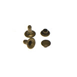 Holniet bronskleurig staal 6 mm (ca. 1000 sets) Holniet bronskleurig staal 6 mm (ca. 1000 sets)