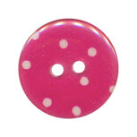 Knoop fuchsia met witte stippen 25 mm (ca. 25 stuks) Knoop fuchsia met witte stippen 25 mm (ca. 25 stuks)