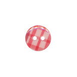 Knoop geruit rood/wit 12 mm (ca. 100 stuks) Knoop geruit rood/wit 12 mm (ca. 100 stuks)