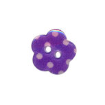 Bloemknoop lila met roze stip 15 mm (ca. 50 stuks) Bloemknoop lila met roze stip 15 mm (ca. 50 stuks)