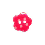 Bloemknoop fuchsia met witte stip 15 mm (ca. 50 stuks) Bloemknoop fuchsia met witte stip 15 mm (ca. 50 stuks)