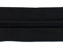 Nylon rits zwart #580 maat 8 (ca. 5 m) Nylon rits zwart #580 maat 8 (ca. 5 m)