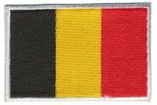Opstrijkbare applicatie Belgische vlag (5 stuks) Opstrijkbare applicatie Belgische vlag (5 stuks)