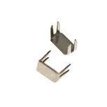 Eindstop voor nylon rits zilverkleurig maat 8 (ca. 50 stuks) Eindstop voor nylon rits zilverkleurig maat 8 (ca. 50 stuks)