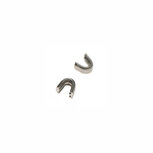 Beginstop voor nylon rits zilverkleurig maat 3 (ca. 50 sets) Beginstop voor nylon rits zilverkleurig maat 3 (ca. 50 sets)