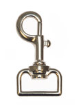 Metalen musketonhaak/sleutelhanger zilverkleurig 25 mm (10 stuks) Metalen musketonhaak/sleutelhanger zilverkleurig 25 mm (10 stuks)