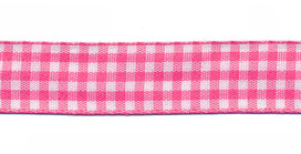 Ruit band fuchsia-wit 15 mm (ca. 45 m) Ruit band fuchsia-wit 15 mm (ca. 45 m)