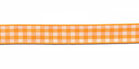 Ruit band oranje-wit 10 mm (ca. 45 m) Ruit band oranje-wit 10 mm (ca. 45 m)