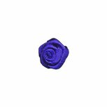 Roosje satijn kobalt blauw 15 mm (ca. 25 stuks) Roosje satijn kobalt blauw 15 mm (ca. 25 stuks)