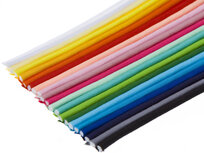 START-SET: 32 kleuren piping-/paspelband DIK - 4 mm koord, elk 10 meter (ca. 320 meter) START-SET: 32 kleuren piping-/paspelband DIK - 4 mm koord, elk 10 meter (ca. 320 meter)
