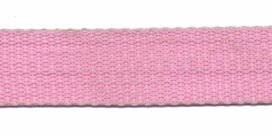Tassenband 20 mm roze (50 m) Tassenband 20 mm roze (50 m)