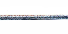 Elastisch koord lurex zilver 3 mm (ca. 50 m) Elastisch koord lurex zilver 3 mm (ca. 50 m)