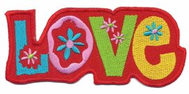 Opstrijkbare applicatie 'Love' rood (5 stuks) Opstrijkbare applicatie 'Love' rood (5 stuks)