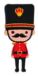Opstrijkbare applicatie English Guard rood/zwart (5 stuks) Opstrijkbare applicatie English Guard rood/zwart (5 stuks)