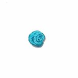 Roosje satijn aqua 10 mm (ca. 25 stuks) Roosje satijn aqua 10 mm (ca. 25 stuks)