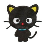 Opstrijkbare applicatie poes zwart (5 stuks) Opstrijkbare applicatie poes zwart (5 stuks)