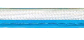 Reflecterende piping-/paspelband blauw - 2 mm koord (ca. 25 meter) Reflecterende piping-/paspelband blauw - 2 mm koord (ca. 25 meter)