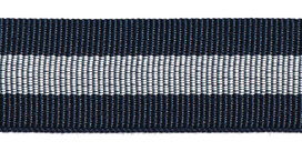 Donkerblauw-zilver-donkerblauw grosgrainband 25 mm (ca. 45 m) Donkerblauw-zilver-donkerblauw grosgrainband 25 mm (ca. 45 m)