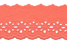 Broderie peach KATOEN 75 mm (ca. 13,5 m) Broderie peach KATOEN 75 mm (ca. 13,5 m)